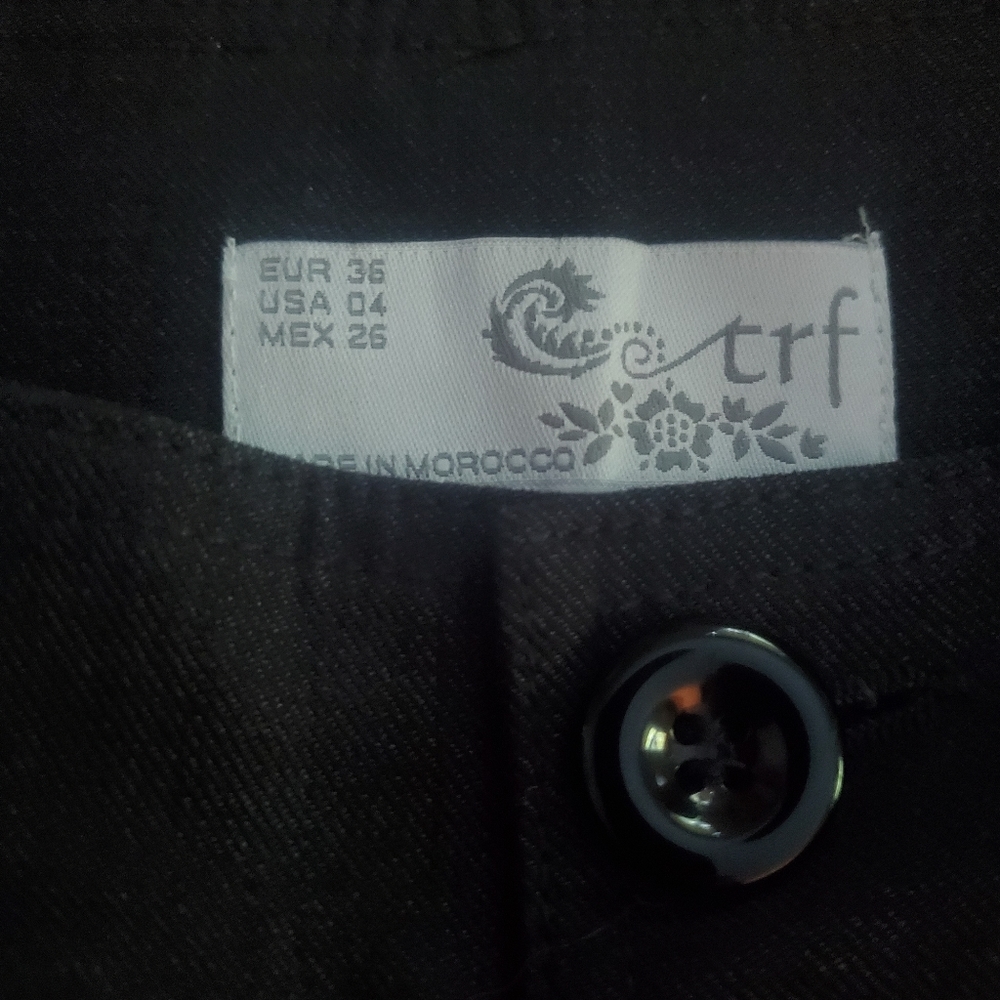 Fixed Fringe Belt Boot Cut Trousers - image 8